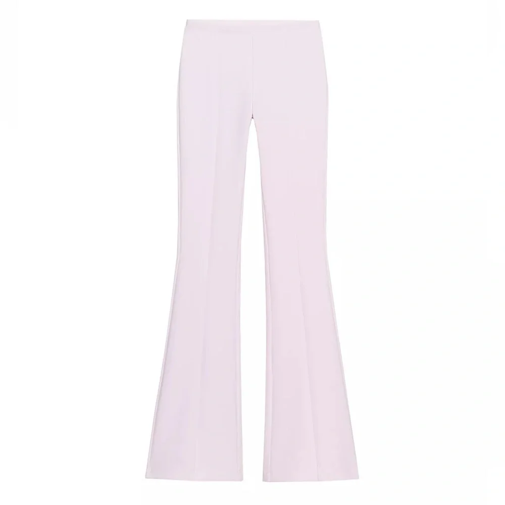 Zara NWT light pink interlock stretchy pants - Picture 2 of 6